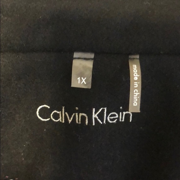 Calvin Klein Men’s Black Wool Blend Jacket SZ XL - Picture 7 of 16